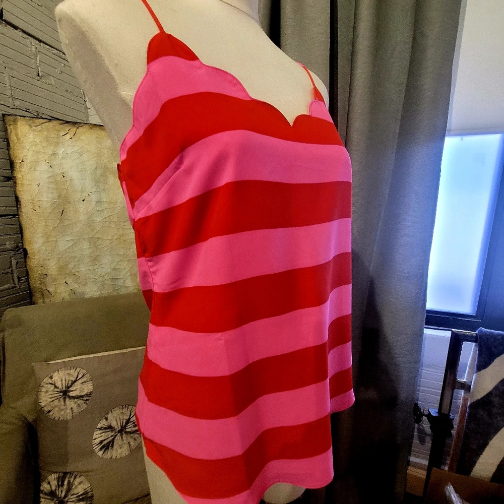 J Crew Lined Scalloped Cami NWT